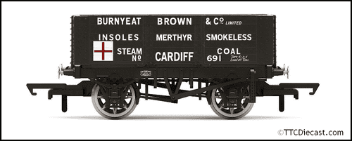 Hornby R60025 6 Plank Wagon, Burnyeat Brown & Co. - Era 2